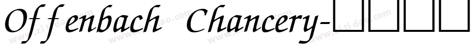 Offenbach Chancery字体转换